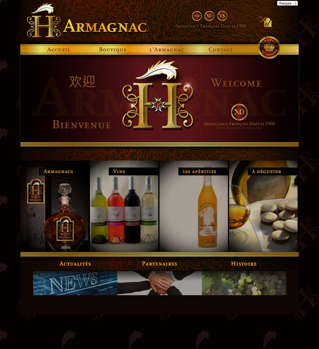création site internet viticulteur armagnac